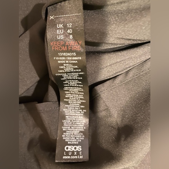 ASOS luxe pleated off shoulder cotton poplin skater dress - Picture 10 of 10